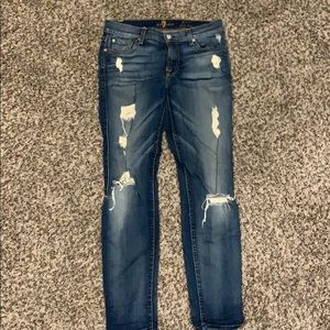 Ankle skinny jeans